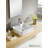 Modern Ceramic Square Vessel Bathroom Sink