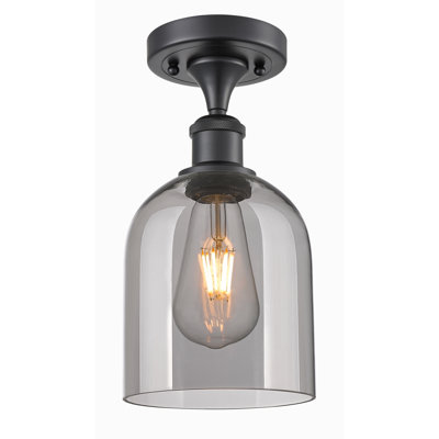 Ballston - Allysson - 1 Light 6" Semi-Flush Mount - Seedy Shade