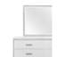Miroir blanc brillant