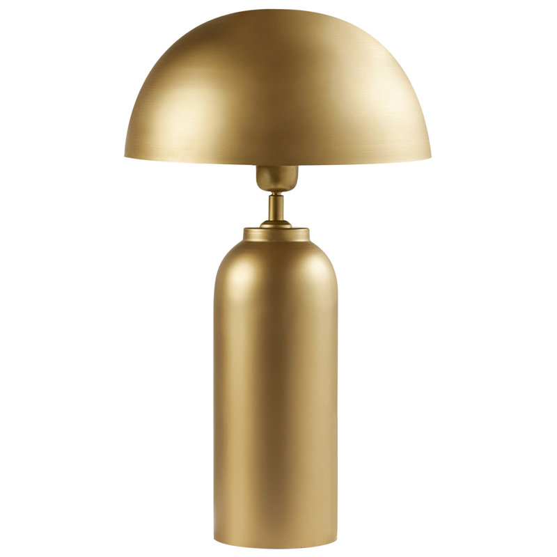 Iron Table Lamp, 55" H x 31" W x 31" D, Gold, Gold
