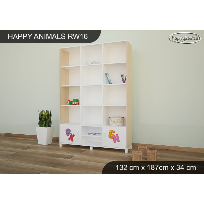 187cm H X 132cm W Kids Bookcase, Light Pear
