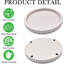 Plateau décoratif moderne pour table basse, petit plateau décoratif rond en bois beige 11 po pour bougie, parfum, meuble-lavabo, comptoir d'îlot de cuisine et centre de table