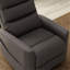 Fauteuil relevable en similicuir gris Bentley-999843556