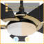 Ventilateur de plafond intelligent Woodrow de 52 pouces avec télécommande, ensemble d'éclairage inclus, fonctionne avec l'assistant Google, Amazon Alexa et les raccourcis Siri.-953338381-953338379-953338382