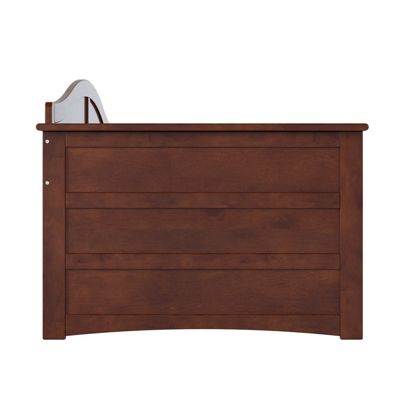 Amalya Modern Solid Wood Twin Daybed, Walnut