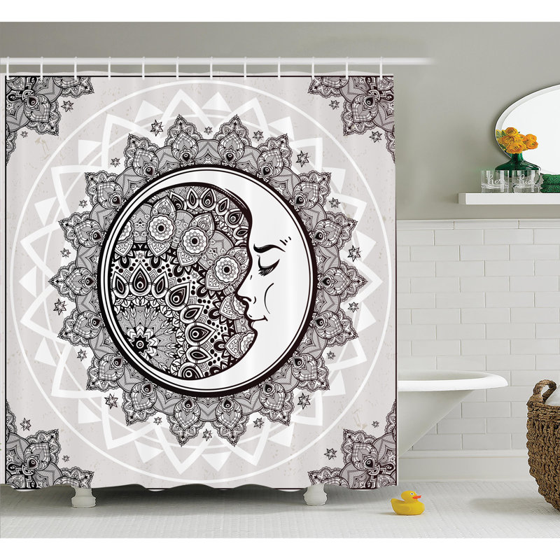Seelinger Shower Curtain with Hooks Included, 75" H x 69" W
