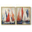NAUTICAL Series CDVI - reproduction encadrée de qualité supérieure - prête à être accrochée - aucun clou requis - aucun clou requis-134567151-134567150