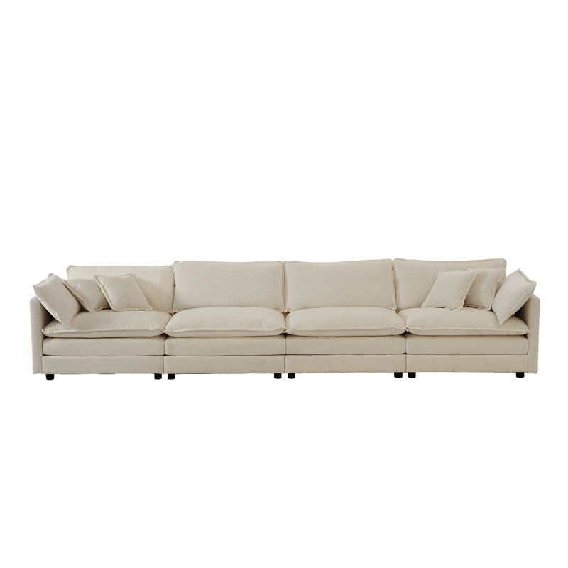 Canapé modulaire Free Free, canapé modulaire, canapé 4 places, canapé modulaire, chenille, Beige