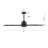 Bascio 5 - Blade LED Standard Ceiling Fan with Remote Control and Light Kit Included-281262663-277258632-275113337