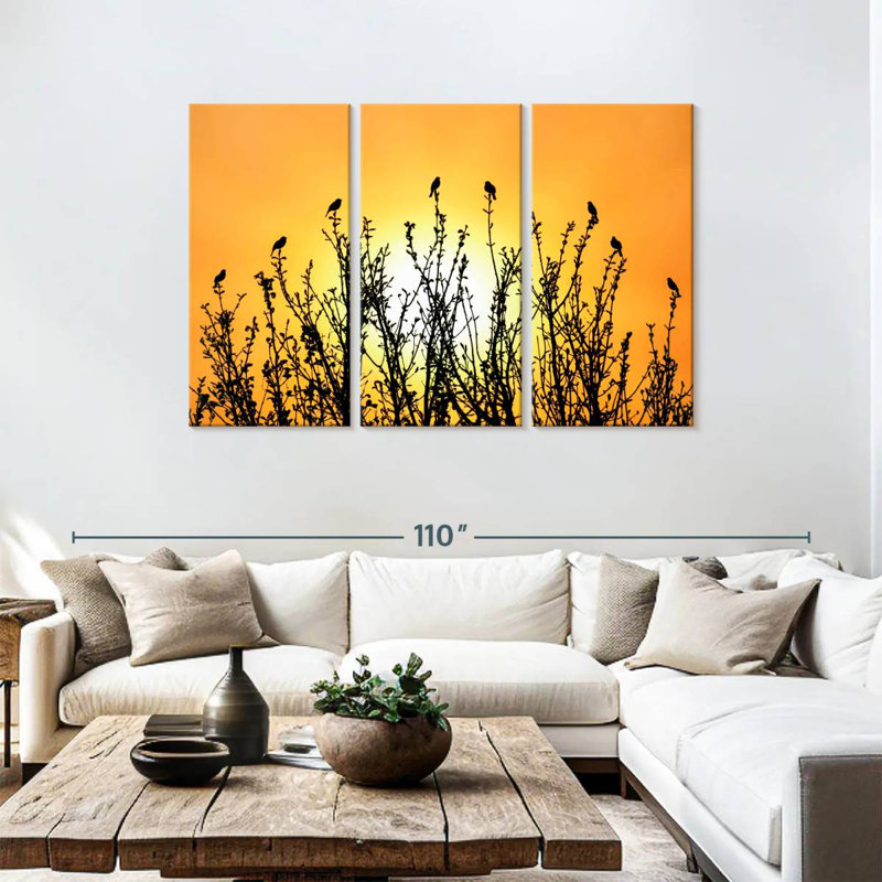 Brampt The Dawn Chorus, 48" H x 74" W