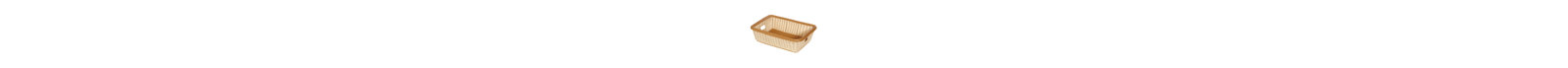 WB-1516-TT – 22" X 15.5" Rectangular Basket, 6" Deep