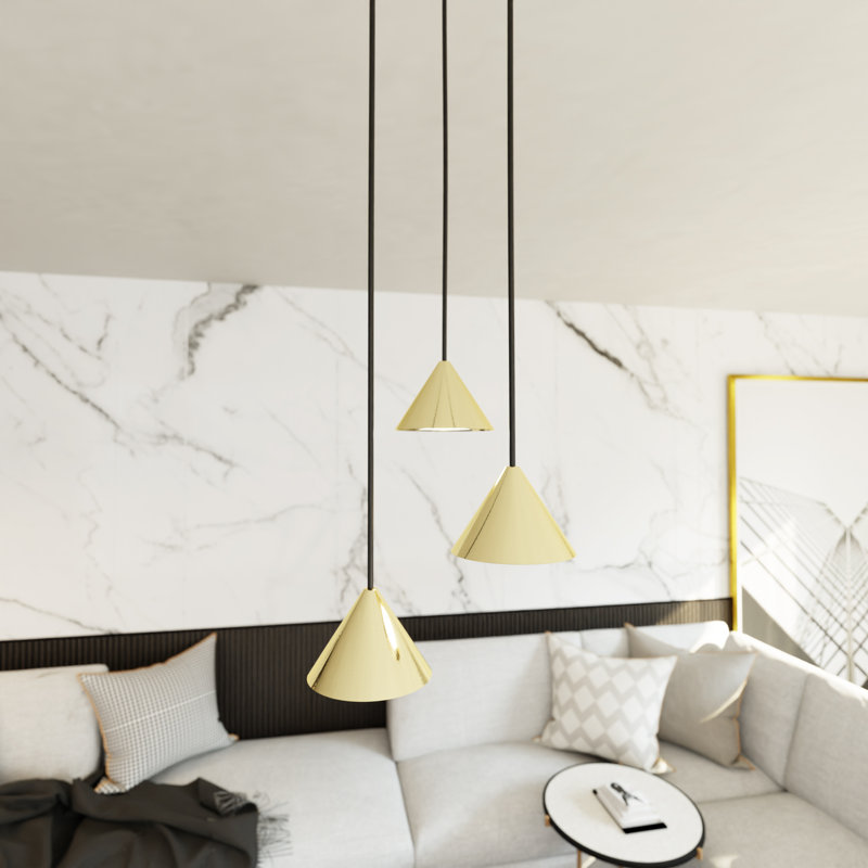 Aavyan 3 - Light Pendant, Gold