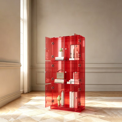 Modern acrylic display dust-proof bookcase