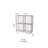 Farmhouse Wire Grid Display Shelf