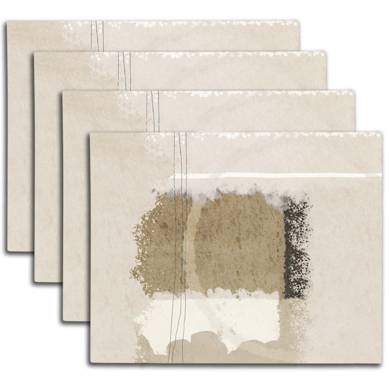 Polyester Abstract Rectangle Placemat