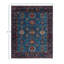 Tapis unique noué à la main Serapi - bleu clair, 7 pi 11 po x 9 pi 10 po Serapi