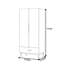 Armoire nordique moderne et simple