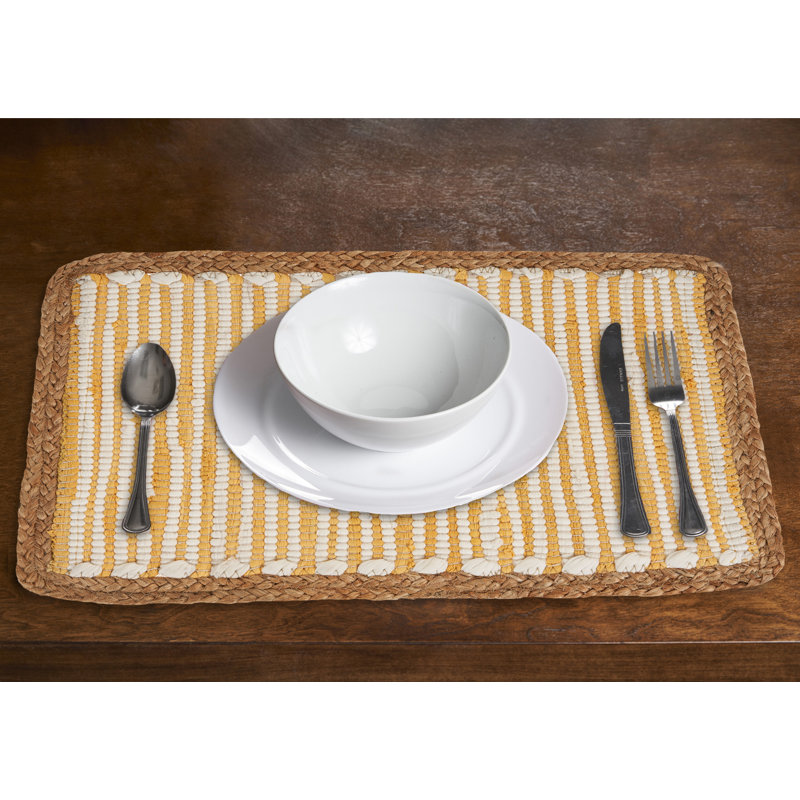 Murphey Cotton Striped Rectangle Placemat
