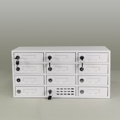 Metal 4 - Tier 21'' Cell Phone Locker with Key