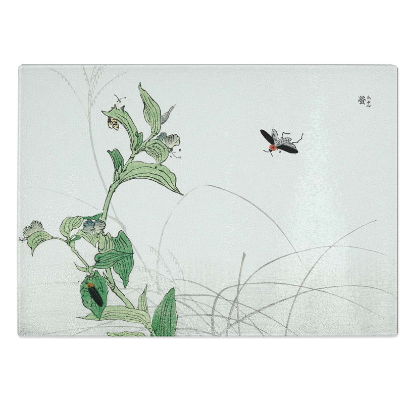 Glass Fireflies by Morimoto Toko Chopping Board, 28.5 cm W x 20 cm L