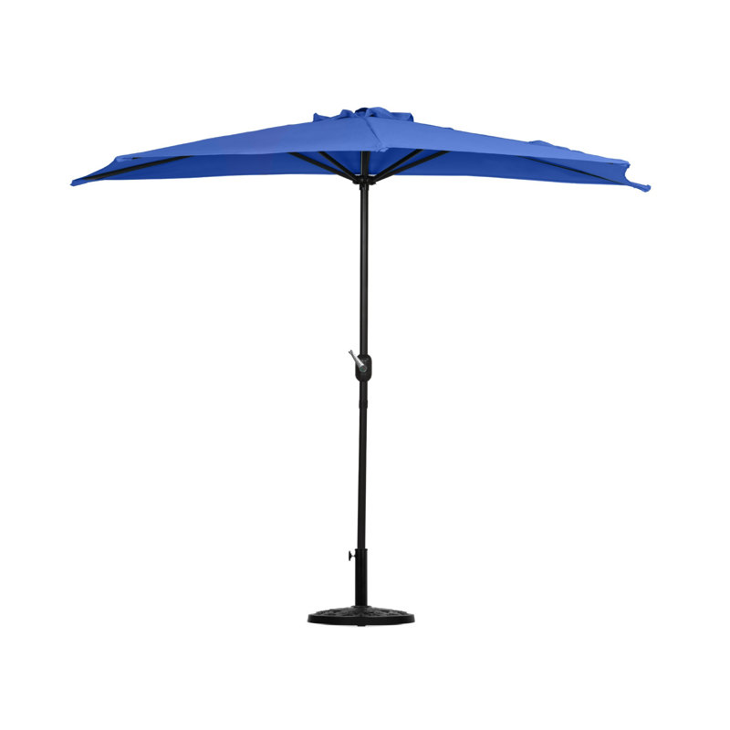 Parasol de marché 9 pi Pérou, Bleu royal