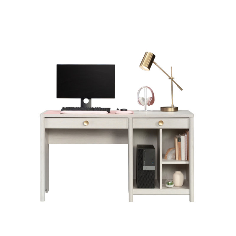 Computer Desk, LIGHT GREY Finish
