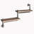 Harrelson Industrial Pipe Shelf, Handmade, Black & Walnut, 29.5 x 13.8 x 5.5 inches | 100% Spruce Wood & 100% Metal | Wall-Mounted, Durable with 6.6 lbs Bearing Capacity | Perfect for Home or Office Decor, Stylish & Functional