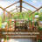 6 ft. W x 10 ft. D Cedar Wood Greenhouse with 6mm Thick Panels, Leak-Proof Design, Lockable Door & Easy Assembly-116546255