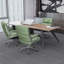 Fauteuil de direction en cuir véritable avec structure et roues en aluminium, fauteuil de bureau pivotant avec dossier épais et soutien lombaire ergonomique-1714349508