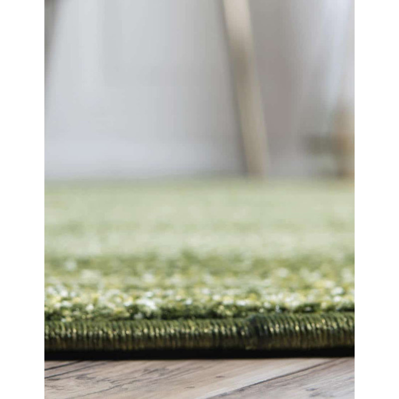 Tapis vert clair Hermina, Rectangle 2 pi 2 po x 3 pi 1 po