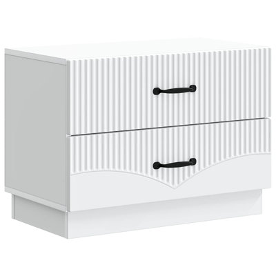 62cm W Engineered Wood Bedside Table