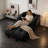Convertible Corduroy Sleeper Sofa Bed, 3-Position (Sofa/Recliner/Bed) with High-Density Foam, No Assembly Required, Vacuum-Compressed for Easy Shipping-180198937