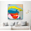 «Free Falling» par Claire Desjardins, reproduction sur toile flottante-999662035