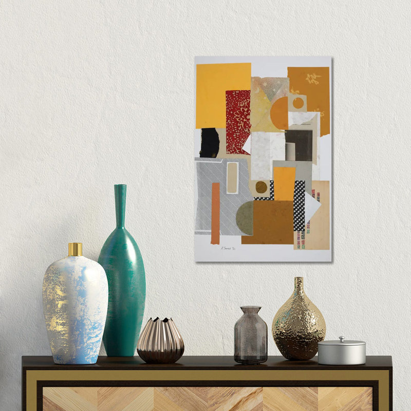 Mixed Media Collage CCCIV by Randall James - Gallery-Wrapped Canvas Giclée on Canvas, No Frame