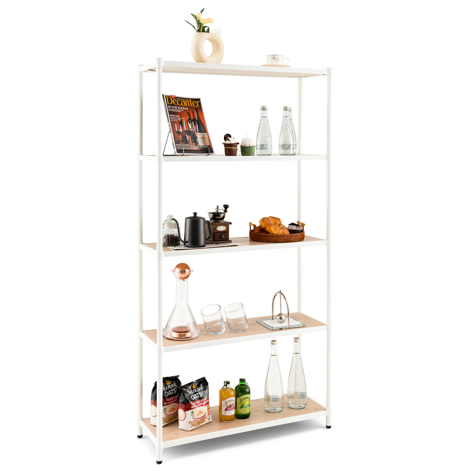 Orey Metal Shelf The Twillery Co. Finish: White