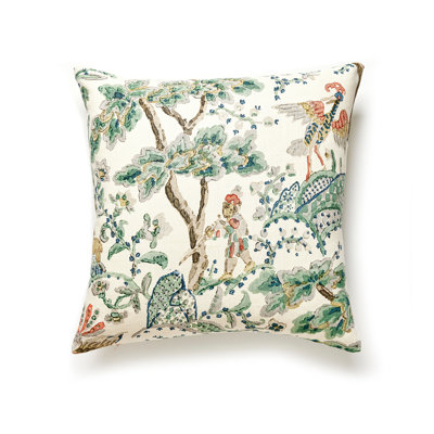 Porcelain Square Pillow Cover & Insert