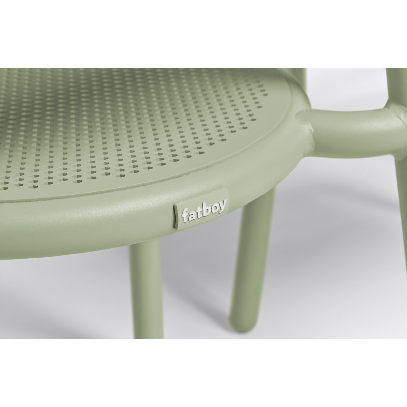 Toni Tablo Outdoor Dining Table Set With Chairs, Mist Green, 4
