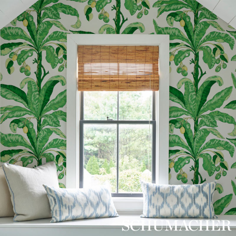 Blair House Palm Wallpaper, Green