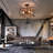 Cashous Wood Semi Flush Mount