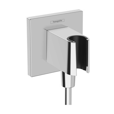 hansgrohe FixFit E Wall Outlet with Handshower Holder