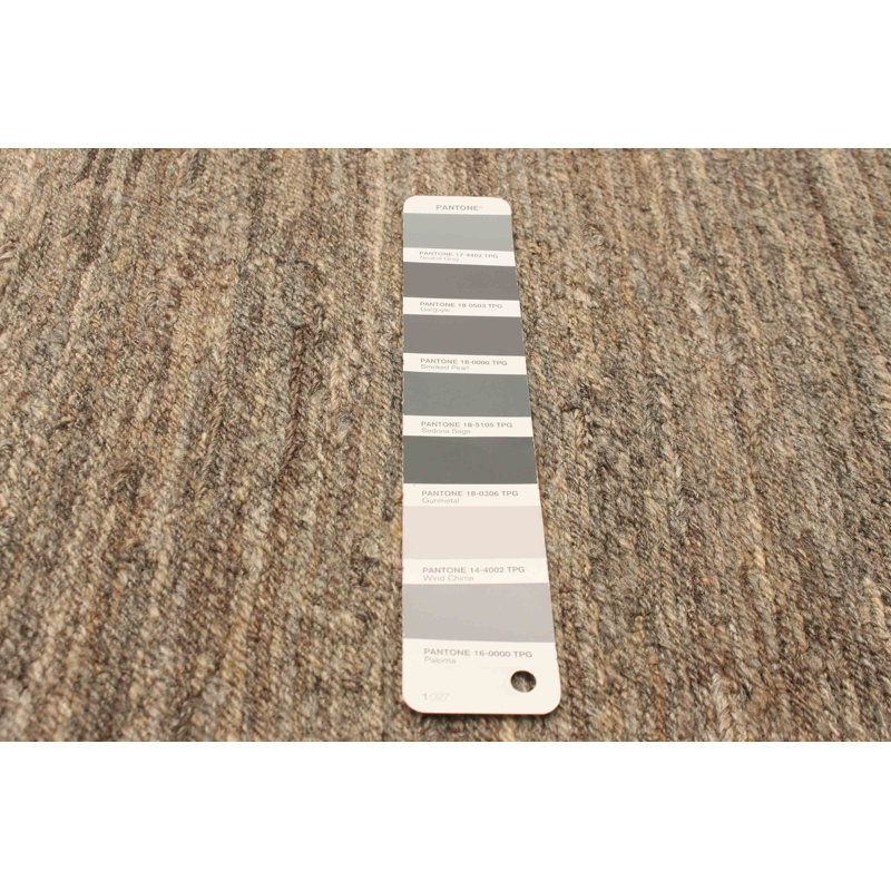 Tapisserie naturelle grise kilim 6 pi 3 po x 8 pi 2 po