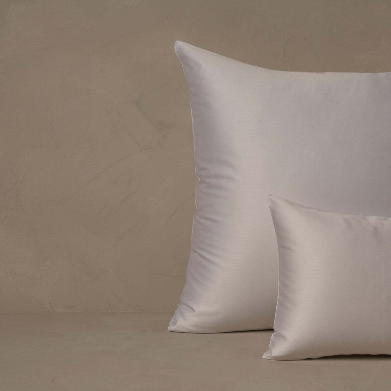 Woodland Silk Pillowcase, Pair, Standard Pillowcase, White
