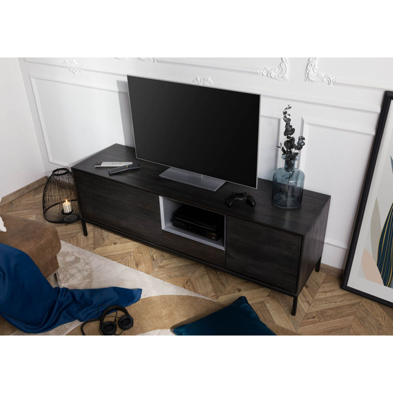 Chicago Unfinished TV Stand, in Grey