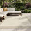 Tapis intérieur / extérieur beige / ivoire à rayures linéaires moderne Tavraj-945654377-945654379