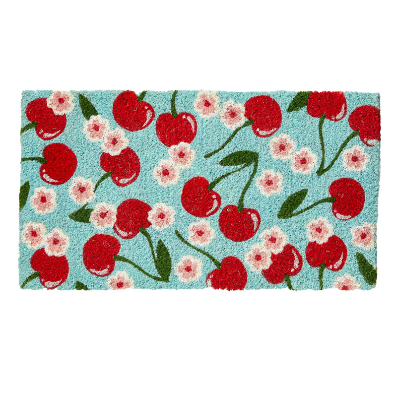 Cherries Coir Door Mat