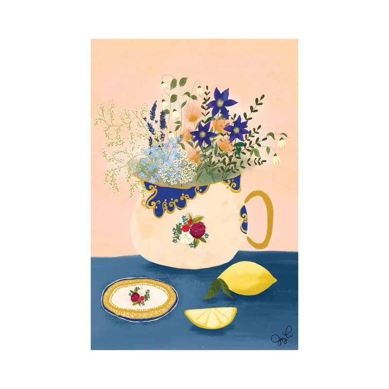 Staffordshire Wildflower par Joy Laforme, reproduction d'art sur toile tendue, H 60 po x l 40po x P 1,5 po