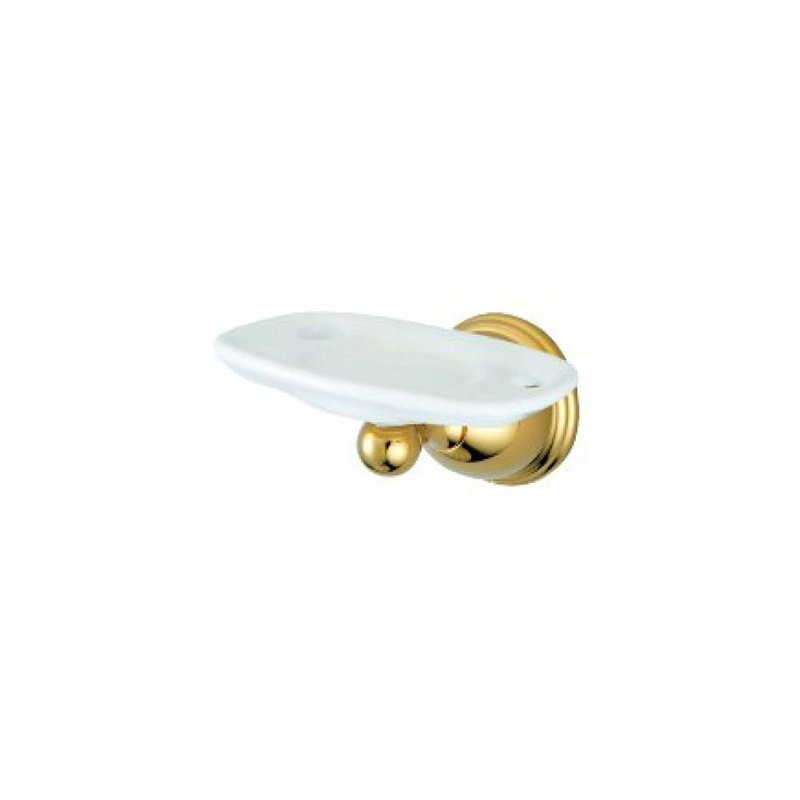 Restoration Chicago Toothbrush & Tumbler Holder, Polished Brass