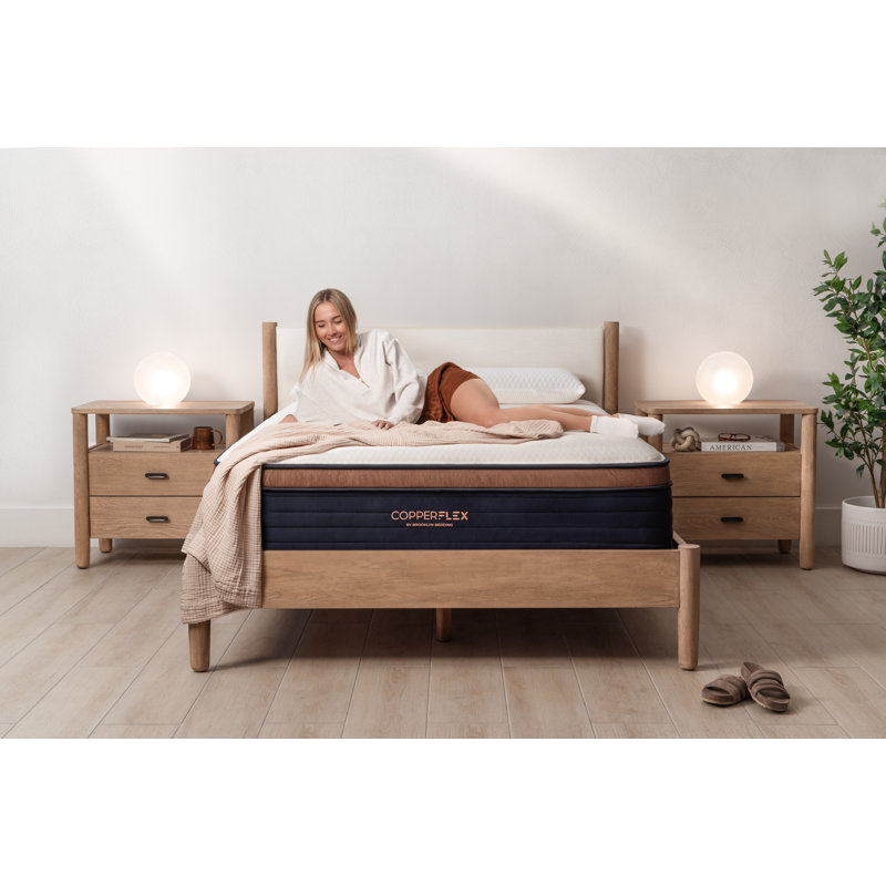 Matelas en mousse 14 po avec mousse zonée Brooklyn Bedding CopperFlex Pro, Full