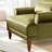 Rolled Recessed Arm Accent Armchair-579623502