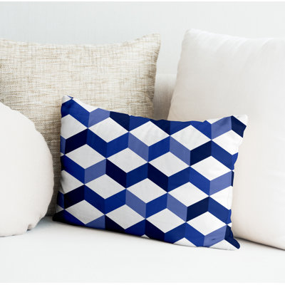 Housse et insert de coussin rectangulaire en polyester pour l'intérieur et l'extérieur